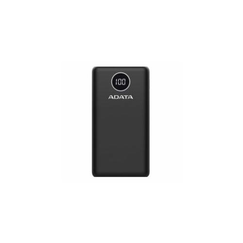 Cargador Portatil Adata P20000QCD, 20.000mAh, Negro