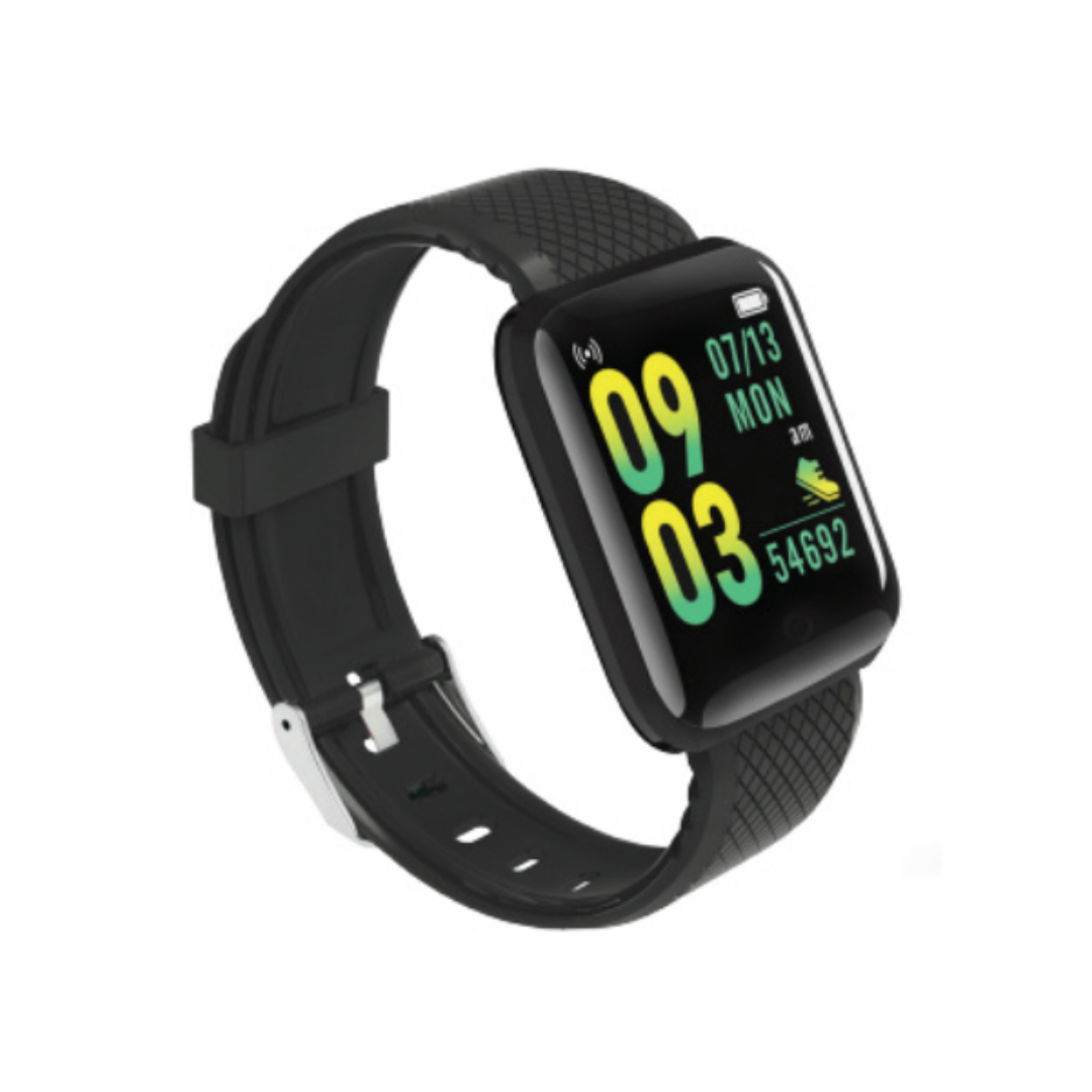 T2GO Smartwatch Hyper XP, Touch, Bluetooth 4.0, iOS/Android, Negro
