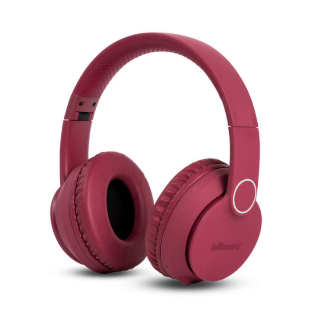 Billboard Audífonos con Micrófono Soul ANC, Inalámbrico, Bluetooth, Tinto
