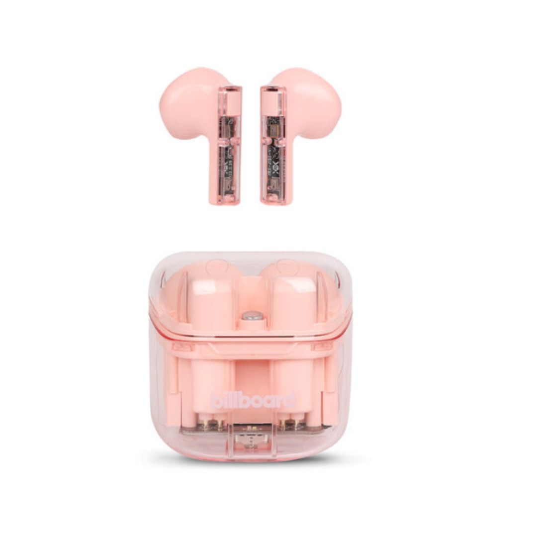 Billboard Audífonos Intrauriculares con Micrófono Soul Clear, Bluetooth, Inalámbrico, Rosa