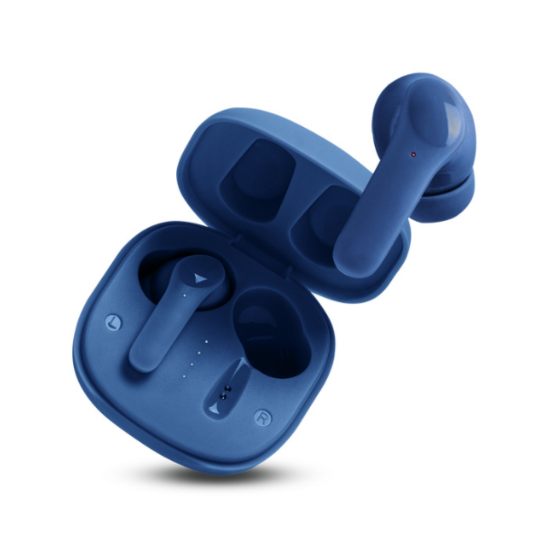 STF Audífonos Intrauriculares con Micrófono Neo Anc, Inalámbrico, Bluetooth, Azul