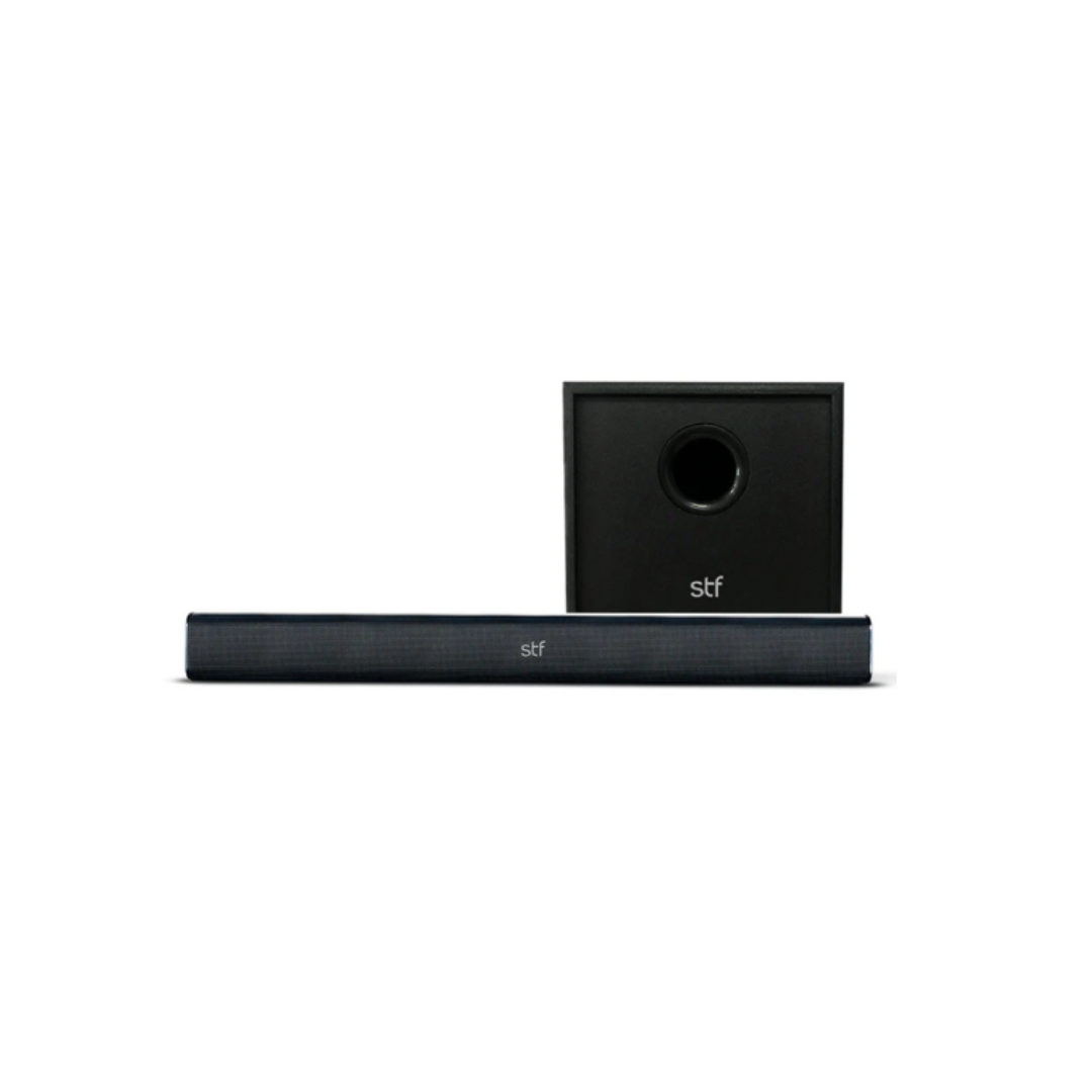 STF Barra de Sonido con Subwoofer Alud Pro, Bluetooth, Inalámbrico, 2.1, 35W RMS, Negro