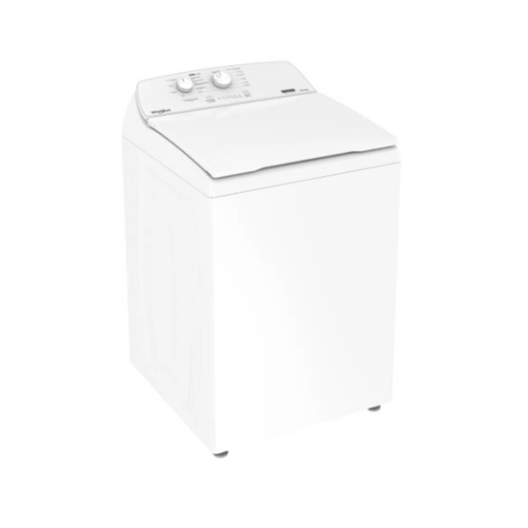 Whirlpool Lavadora de Carga Vertical 8MWTW1612MJQ, 16kg, 11 Programas de Lavado, Blanco