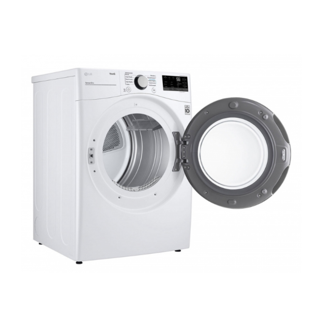 LG Secadora de Carga Frontal DF22WV2SR, 22kg, Blanco